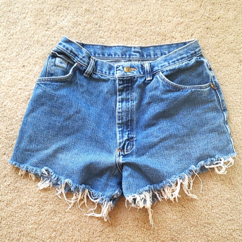 Wrangler high waste shorts